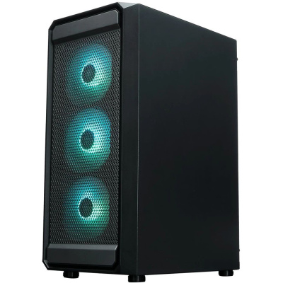 ������ XASTRA  A403 4ARGB Black ATX/Mesh/ tempered glass / 4x120mm ARGB PWM fans/ A403-4FC12A