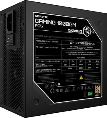 ���� ������� Gigabyte ATX 1000W GP-GME1000GM PG5 80+ gold, ������, retail (28200-G10GB-1CEUR)