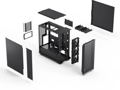 ������ �� Fractal Design Epoch Black Solid, ��� ��, Midi-Tower, ������ (FD-C-EPO1A-01)