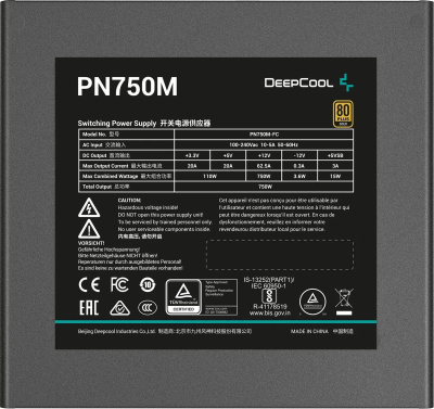 ���� ������� �� Deepcool PN750M V2 Gen.5, 750��R-PN750M-FC0B-WGEU