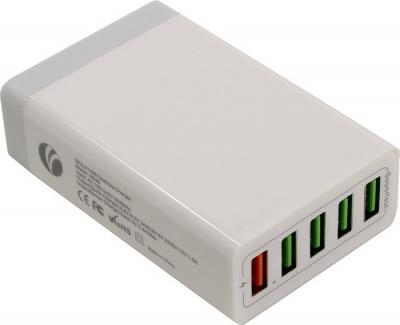   VCOM  5  AC (EU Plug 100-220V) -> USB, IC, Quick Charge