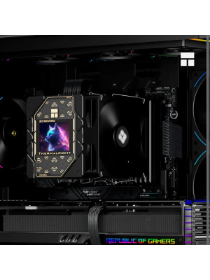 ����� Thermalright Peerless Assassin 120 Vision Black LGA115X/1200/1700/1851AM4/AM5 (Dual Tower, 2x120mm PWM Fan, ������ ���������, 6 ����. ������ 6��) / TRPA120VB