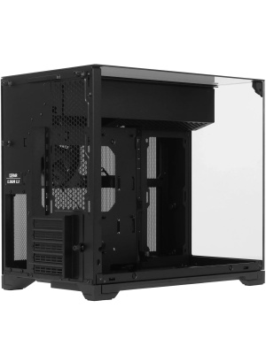 ������ Lian Li O11 Vision-M / Black / 1 x 140mm PWM Fan / Mini-Tower, TG / G99.O11VMX.R0
