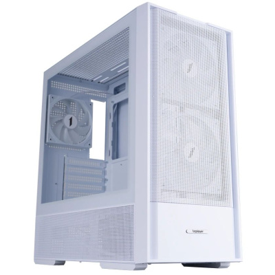 ������ 1STPLAYER AU7 ARGB White / ATX / 2x140mm & 3x120mm ARGB fans / AU7-WH-2FA7-14-W-2FA7R-W-1FA7-W