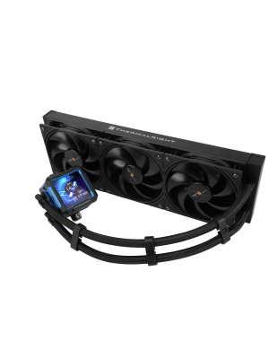 ������� �������� ���������� Thermalright Frozen Warframe Pro 360 Soc-AM5/AM4/1151/1200/2066/2011/1700 ������ 4-pin 29.6dB Al LCD Ret (F-WFRAME-PRO-360-BL)
