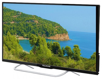 ��-��������� Polarline 43 ��������� 43", ���������� 4K UHD (3840x2160), 50 ��, ��������� DVB-T2, 3xHDMI, 2xRJ-45, 2xUSB, Smart TV