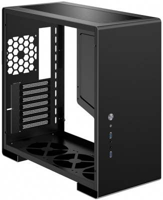  Jonsbo U5 Black ATX, mATX, Mini-ITX, Midi-Tower,  ,  , 2xUSB 3.0, Audio