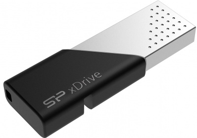 USB Flash  Silicon Power  64Gb  Jewel Z50 Silver/Black USB 3.1 (SP064GBLU3Z50V1S)