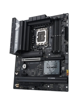 ����������� ����� ASUS TUF GAMING B860-PLUS WIFI, LGA1851, B860, 4*DDR5, 4*SATA, 3*M.2, 5*USB 3.2, 2*USB 2.0, Type-C, 2*PCIx16, 1*PCIx1, DP+HDMI, ATX; 90MB1JL0-M0EAY0