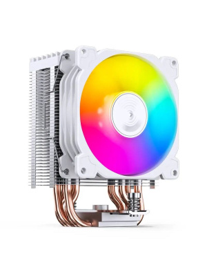 ����� JONSBO CR-1400 E ARGB White LGA1851/1700/1200/115X/AM5/AM4 (TDP 160W, PWM, 92mm ARGB LED Fan, 4 �������� ������, 4-pin, �����) Retail