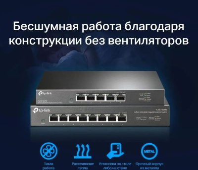 ���������� TP-LINK TL-SG105-M2 5-�������� ���������� ���������� 2,5 ����/�