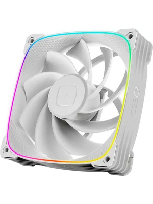 ���������� Geometric Future Squama 3003RW-12 Reverse White 120mm / ARGB, PWM, 120x120x30 mm, 800-2250 RPM, 76.0 CFM, 36.4 dBA / 1F3003R112100