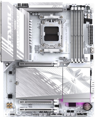 ����������� ����� Gigabyte B850 AORUS ELITE WIFI7 ICE Socket AM5 AMD B850, ATX, Ret