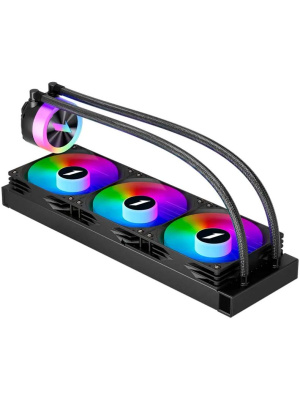 ������� �������� ���������� 1STPLAYER TS1 360 Black / 3x120mm, ARGB, 300W TDP / TS1-360-BK