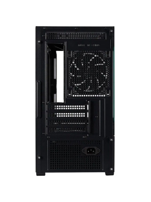 ������ 1STPLAYER CV6 ARGB Black / mATX / 3x120mm ARGB & 2x120mm fans / CV6-BK-2FAR-2FH7R-1FH7