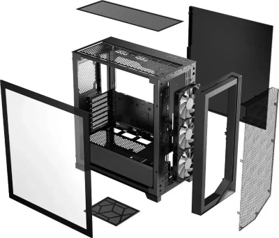������ PcCooler C3D510 BK ������ ��� �� ATX 2xUSB3.0 audio bott PSU