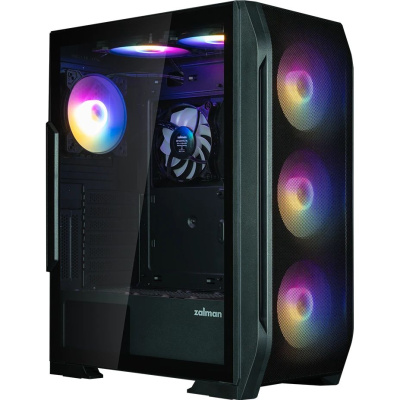 ������ Zalman MidiTower N7 PLUS V2 (ATX, Black, 2xUSB2.0, USB3.0, 6x120mm RGB, SIDE 1x120mm) (Zalman N7 PLUS V2)