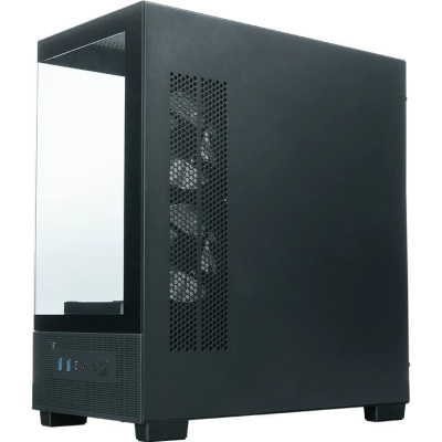 ������ XASTRA Q500M 6ARGB-C10-UC Black mATX/Aquarium/Screewless/ 6x120mm ARGB PWM FM fans/Argb+PWM HUB 10port/ Type-C/ Q500M-6FM12A-C10-UC