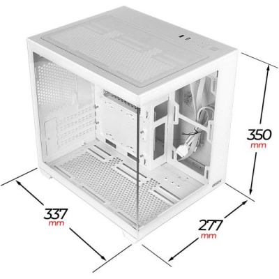 ������ �� Ginzzu V410 White, Mini-Tower, ��� ��