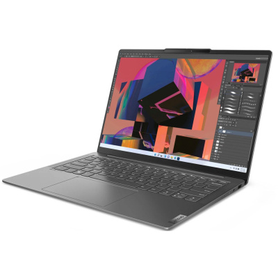  Lenovo Yoga Slim 6 14IAP8, 14" (2240x1400) IPS/Intel Core i5-1240P/16 LPDDR5/512 SSD/Iris Xe Graphics/ ,  (82WU003URK)