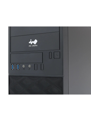 ������ INWIN EFS052BL PM-600ATX U3*2 +A(HD)+ front fan holder+ Screwless [6195504] MiniTower