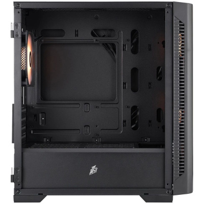 ������ 1STPLAYER DK D4-M ARGB Black / mATX / 2x140mm & 1x120mm ARGB fans / D4-M-BK-2F7-14-1F7