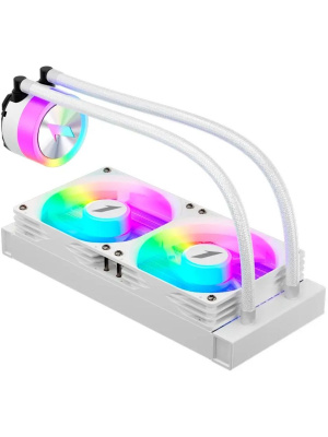 ������� �������� ���������� 1STPLAYER TS1 240 White / 2x120mm, ARGB, 250W TDP / TS1-240-WH