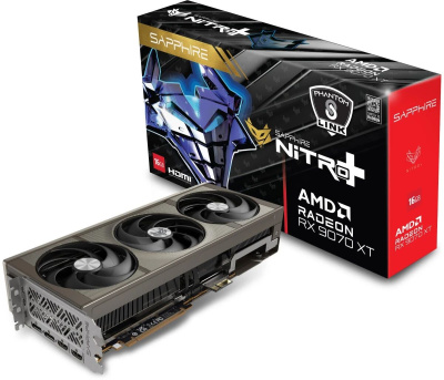 ���������� Sapphire AMD Radeon RX 9070 XT Sapphire Nitro+ PhantomLink Edition OC 16GB (11348-08-20G)