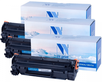 ����� NVP NV-CB435A/CB436A/CE285A/NV-725-SET3 ������������� ��� HP/Canon LaserJet P1005/ P1006/ M1120/ M1120n/ M1522n/ M1522nf/ P1505/ P1505n/ M1132/ M1212nf/ M1217nfw/ P1102/ P1102w/ M1214nfh/ M1132s/ 6000 i-Sensys/ 6000B i-Sensys / 6020 i-Sensys / 6020B