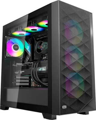 ������ PcCooler C3D510 BK ARGB ������ ��� �� ATX C3D510-BKP3-GL