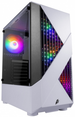 ������ 1STPLAYER FIREROSE F3-A White / ATX, TG / 4x120mm LED fans inc. / F3-A-WH-4F1