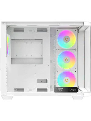 ������ Ocypus Iota C70 WH Curve ARGB Digital, ATX, Type-C*1, USB3.0*2, REAR 1x120mm ARGB, MB SIDE 3x120mm ARGB