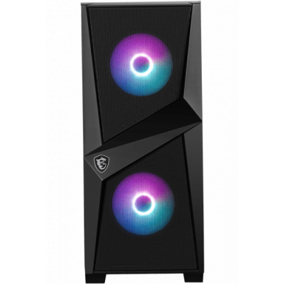 ������ MSI MAG FORGE 100R mid-tower, ATX, tempered glass side panel 2x A-RGB 120mm & 1x 120mm fans inc.