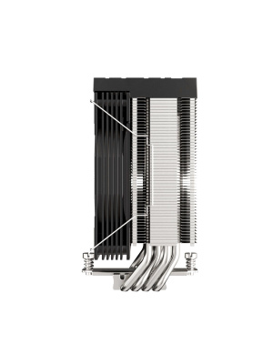����� 1STPLAYER FROST BITE FB12-4 Black / 4HPx6mm, single tower, 210W TDP, 1x120mm fan, 800-2300 RPM, 70.15 CFM, 34.8 dBA / FB12-4-BK
