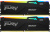 ������ 64Gb Kingston FURY Beast Black RGB, DDR5, DIMM, PC48000, 6000Mhz, EXPO CL36 (Kit of 2) (KF560C36BBEAK2-64) (retail)