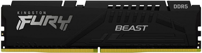   DDR 5 DIMM 64Gb PC48000, 6000Mhz, Kingston FURY Beast Black CL40 (Kit of 2) (KF560C40BBK2-64) (retail)