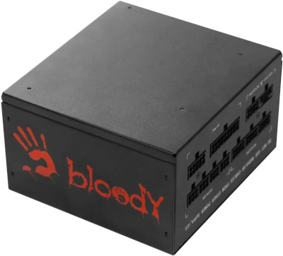 ���� ������� Bloody ATX 850W BD-PS850G 80+ gold (20+4pin) APFC 120mm fan 12xSATA Cab Manag RTL