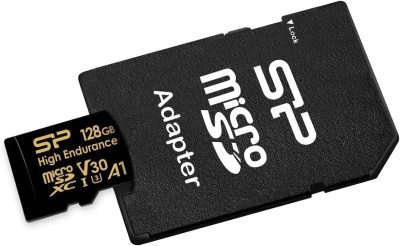 ���� ����� microSDXC 128GB Silicon Power SP128GBSTXDV3V1HSP Elite + adapter