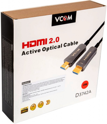  VCOM HDMI - HDMI, 20m (D3742A-20M)