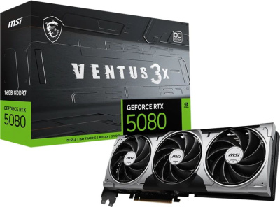 ���������� MSI NVIDIA GeForce RTX 5080 16Gb Ventus 3X OC (RTX 5080 16G VENTUS 3X OC)
