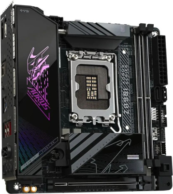 ����������� ����� Gigabyte Z890I AORUS ULTRA, Socket-1851, Intel Z890, mini-ITX, Ret