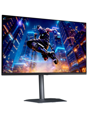������� Gigabyte MO32U2 EK 31.5" {QD-OLED 3840x2160 240Hz 0.03ms 178/178 250cd/1000cd 2xHDMI2.1 DisplayPort1.4 3xUSB3.2 USB-C(18��)  Pivot}