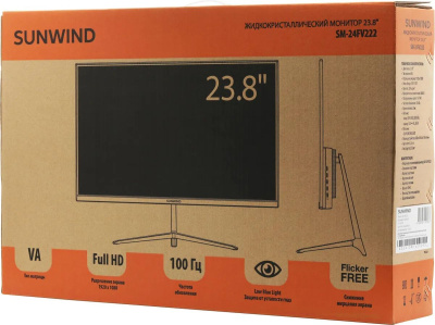 ������� SunWind 23.8" SM-24FV222 FHD VA ������ SM24VB01