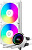������� ����������� ���������� PCcooler DA240 ARGB WH, 4-pin, ARGB, 120��, �����, retail