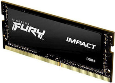 ����������� ������ 16Gb DDR4 3200MHz Kingston Fury Impact SO-DIMM (KF432S20IB/16)
