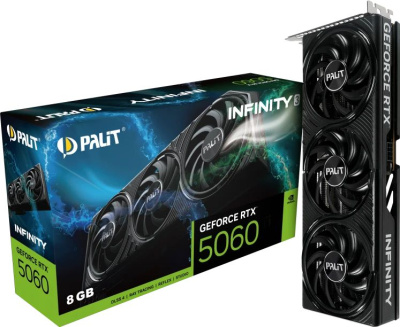 ���������� Palit NVIDIA GeForce RTX 5060 Infinity 3 8Gb (NE75060019P1-GB2063S)