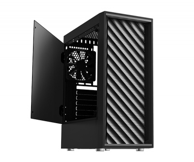  ZALMAN T7 2xCOMBO (3.5" or 2.5"), 4x2.5", 2xUSB2.0, 1xUSB3.0, FRONT 1x120mm, REAR 1x120mm ATX, BLACK, WINDOW