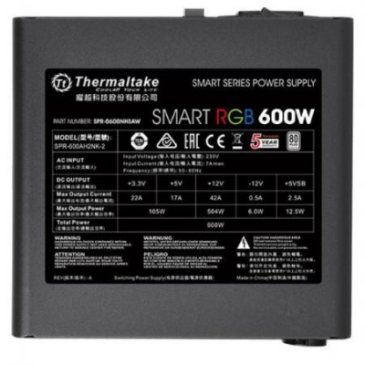   ATX 600  Thermaltake PS-SPR-0600NHSAWE-1 