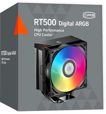 ����� ��� ���������� PcCooler RT500 Digital BK, LCD, 4-pin, ARGB, 120��, ������, retail D-CPC110-PWM3