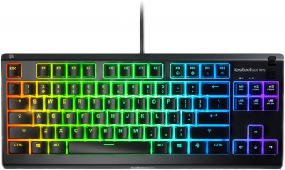 ������� ���������� Steelseries Apex 3 TKL (SteelSeries Whisper-Quiet Swithes, RGB ���������, IP32, USB)